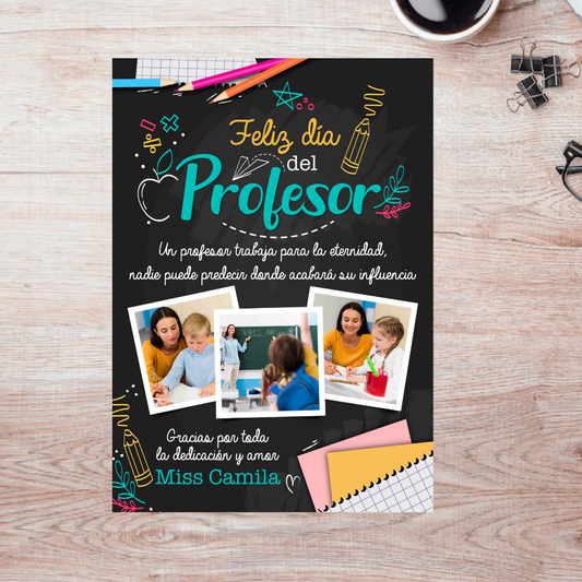 Rompecabezas Personalizado - Dia del maestro 6