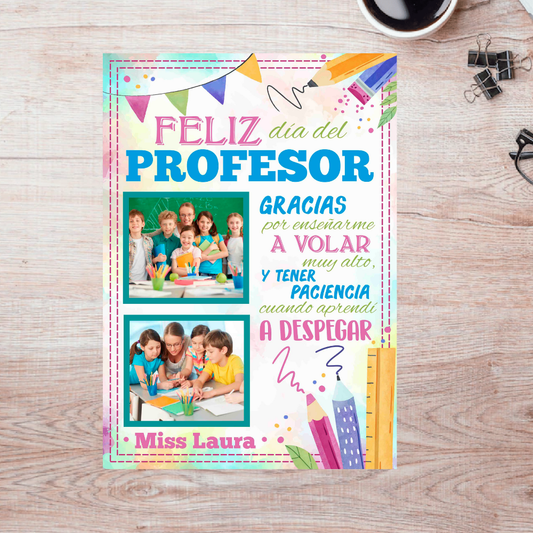 Rompecabezas Personalizado - Dia del maestro 1
