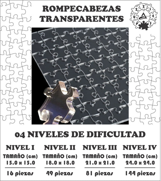 Rompecabezas Pers.Acrilico de Piezas C:500.1 Puzzles Peru - Acrilico / Acrilico / ROMPECABEZAS