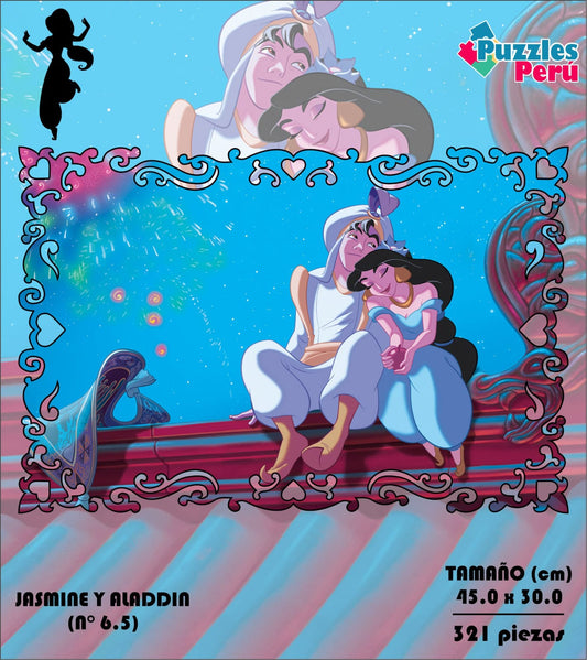 Rompecabezas Pers.Aladino C:6.5 Puzzles Peru - M- 321 Pzas / DISNEY - ROMPECABEZAS