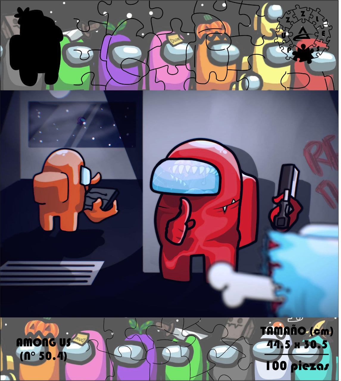 Rompecabezas Pers.Among Us de 100 Piezas C:50.4 Puzzles Peru - Videojuegos / Among Us / 100 - ROMPECABEZAS