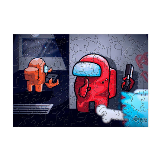 Rompecabezas Pers.Among Us de 100 Piezas C:50.4 Puzzles Peru - Videojuegos / Among Us / 100 - ROMPECABEZAS