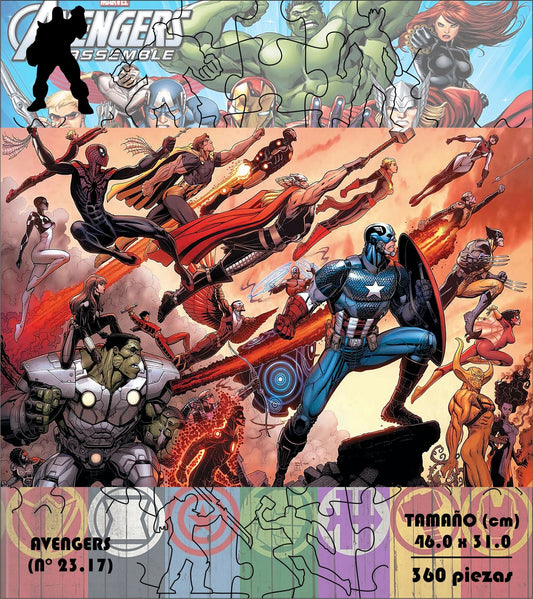 Rompecabezas Pers.Avengers C:23.17 Puzzles Peru - ROMPECABEZAS