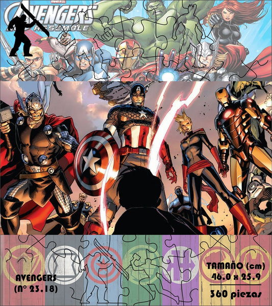 Rompecabezas Pers.Avengers C:23.18 Puzzles Peru - ROMPECABEZAS