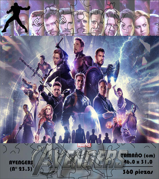 Rompecabezas Pers.Avengers C:23.3 Puzzles Peru - ROMPECABEZAS