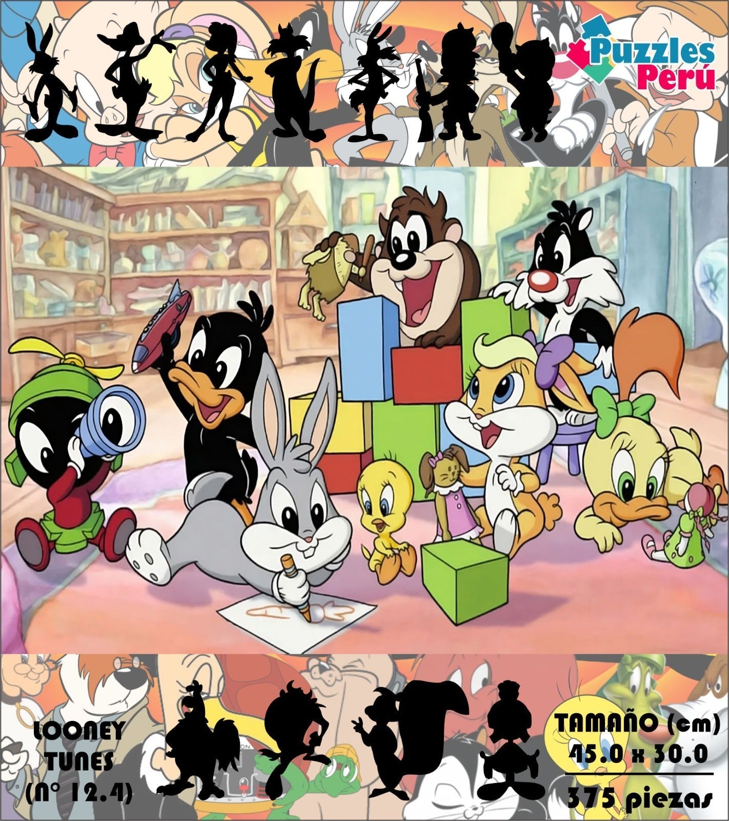Rompecabezas Pers.Baby Looney Tunes C:12.4 Puzzles Peru - ROMPECABEZAS