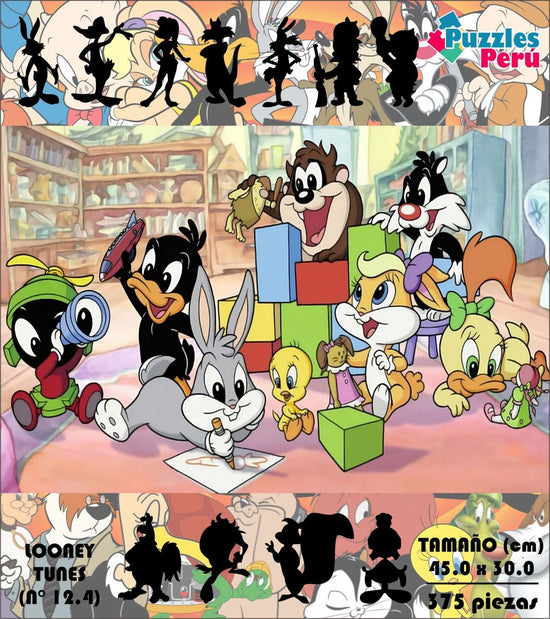 Rompecabezas Pers.Baby Looney Tunes C:12.4 Puzzles Peru - ROMPECABEZAS