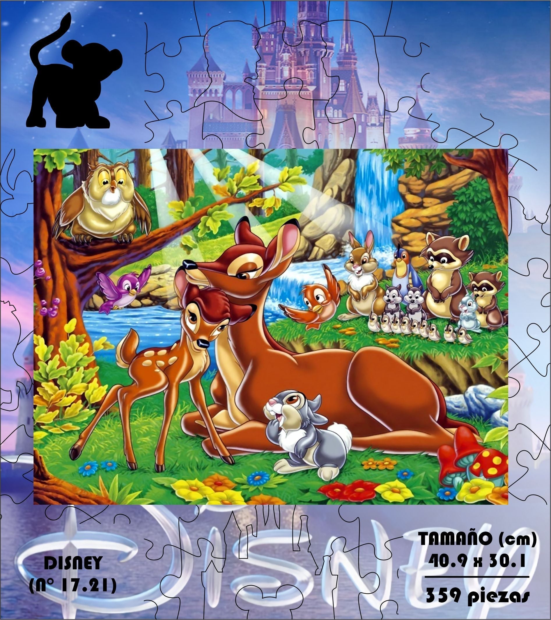 Rompecabezas Pers.Bambi C:17.21 Puzzles Peru - ROMPECABEZAS