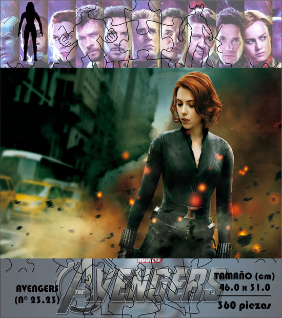 Rompecabezas Pers.Black Widow C:23.23 Puzzles Peru - ROMPECABEZAS