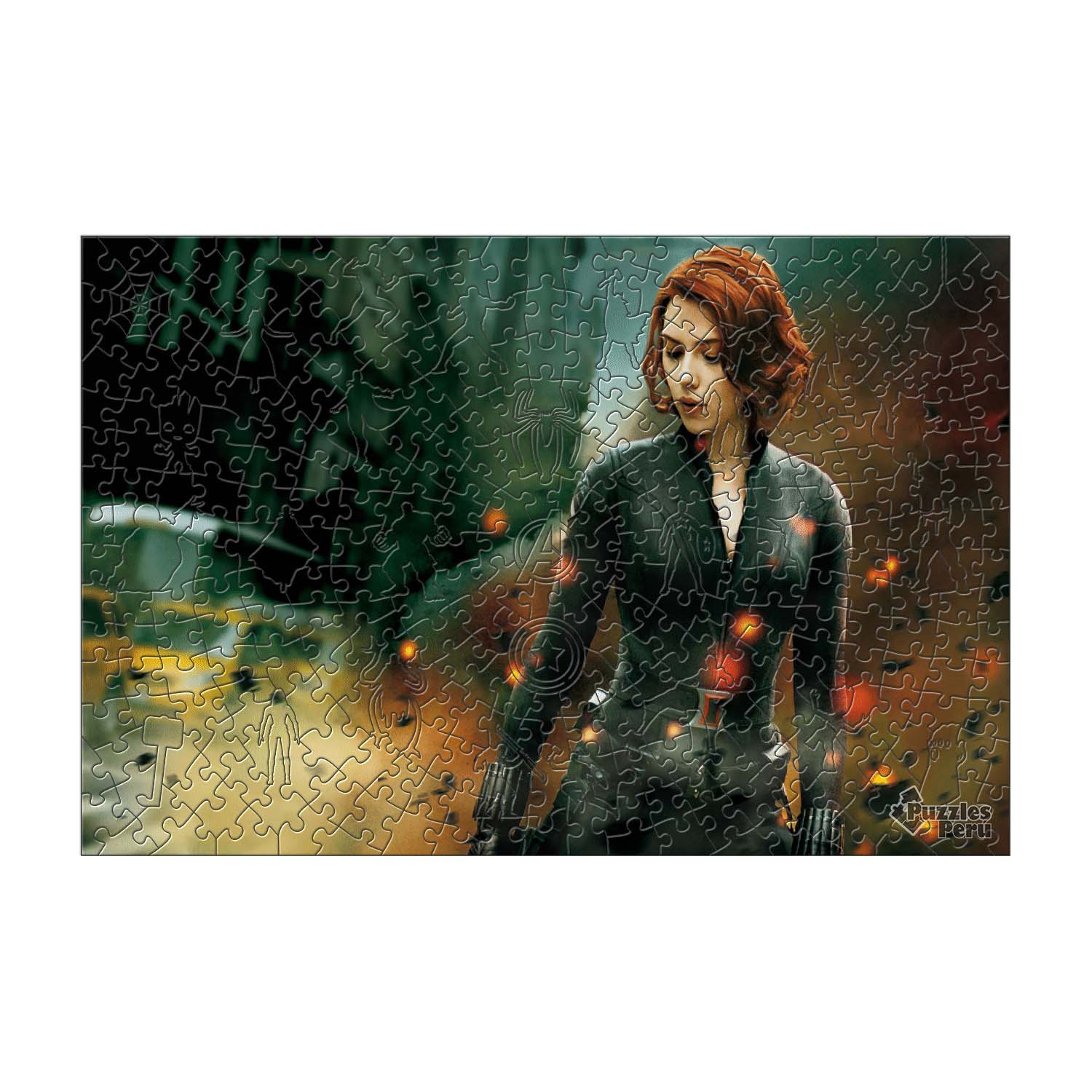 Rompecabezas Pers.Black Widow C:23.23 Puzzles Peru - M- 360 Pzas / Marvel - ROMPECABEZAS