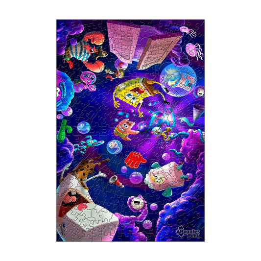 Rompecabezas Pers.Bob Esponja C:60.4 Puzzles Peru - M- 348 Pzas / Bob Esponja - ROMPECABEZAS