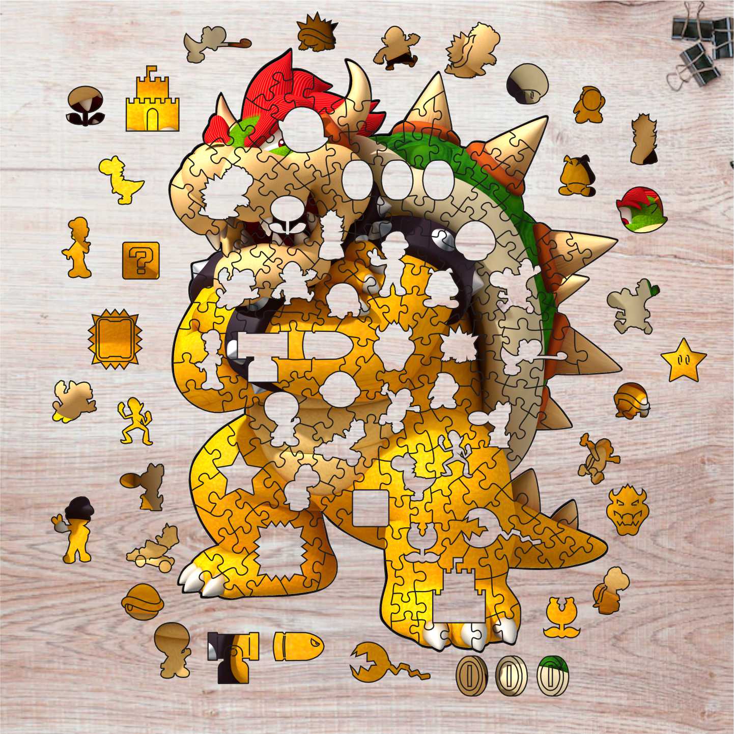 Rompecabezas Pers.Bowser C:95 Puzzles Peru - M- 236 Pzas / Mario Bros - ROMPECABEZAS