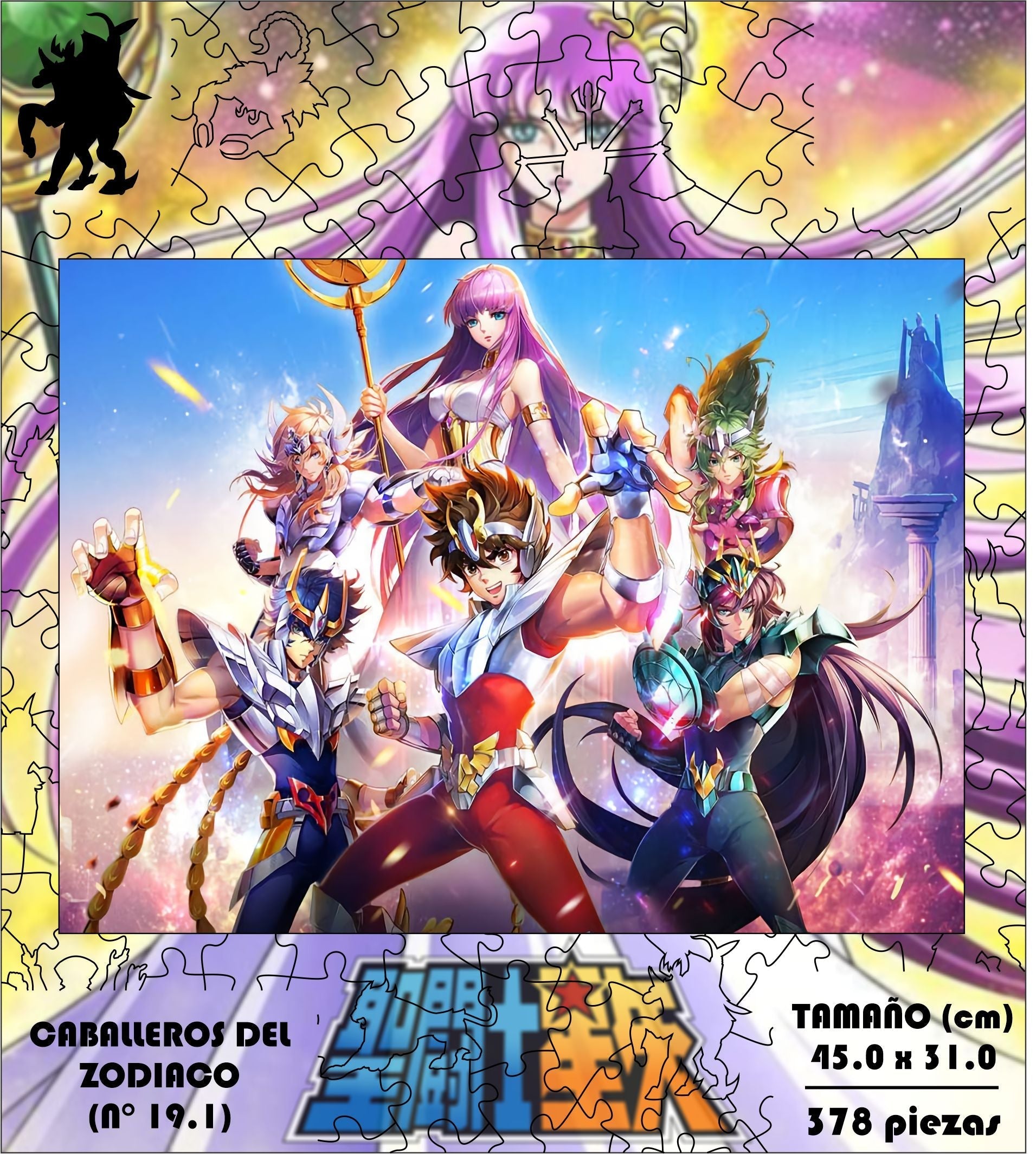 Rompecabezas Pers.Caballeros Del Zodiaco C:19.1 Puzzles Peru - ROMPECABEZAS