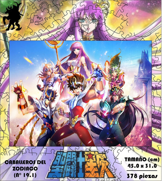 Rompecabezas Pers.Caballeros Del Zodiaco C:19.1 Puzzles Peru - ROMPECABEZAS