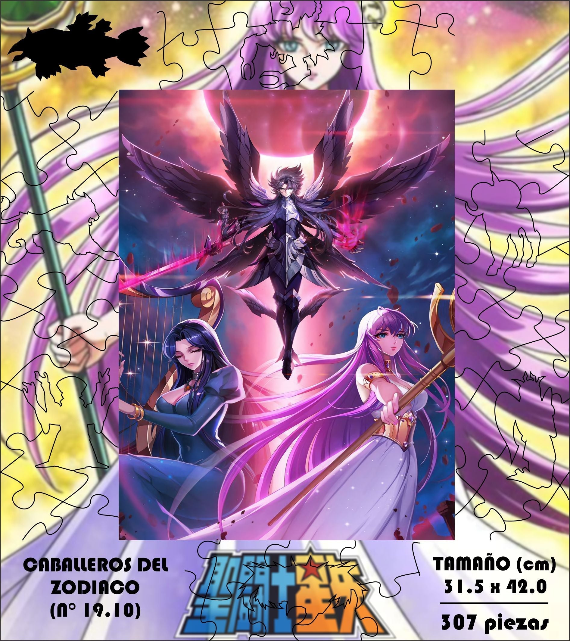 Rompecabezas Pers.Caballeros Del Zodiaco C:19.101 Puzzles Peru - ROMPECABEZAS