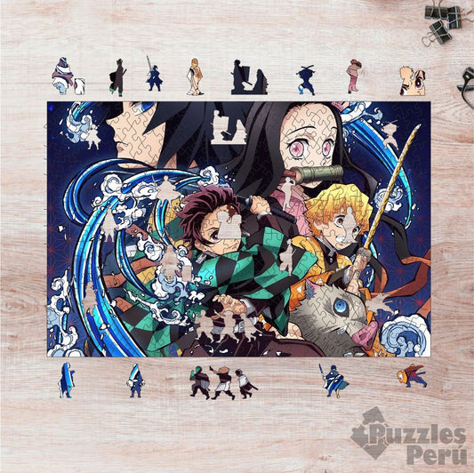 Rompecabezas Pers.Demon Slayer C:52.2 Puzzles Peru - M- 348 Pzas / Demon Slayer - ROMPECABEZAS