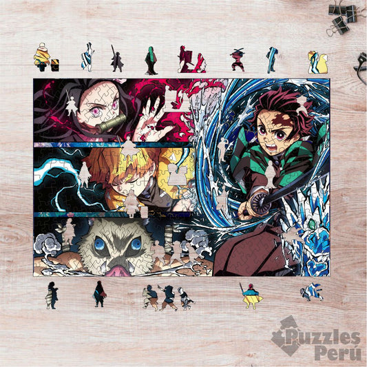 Rompecabezas Pers.Demon Slayer C:52.3 Puzzles Peru - M- 348 Pzas / Demon Slayer - ROMPECABEZAS