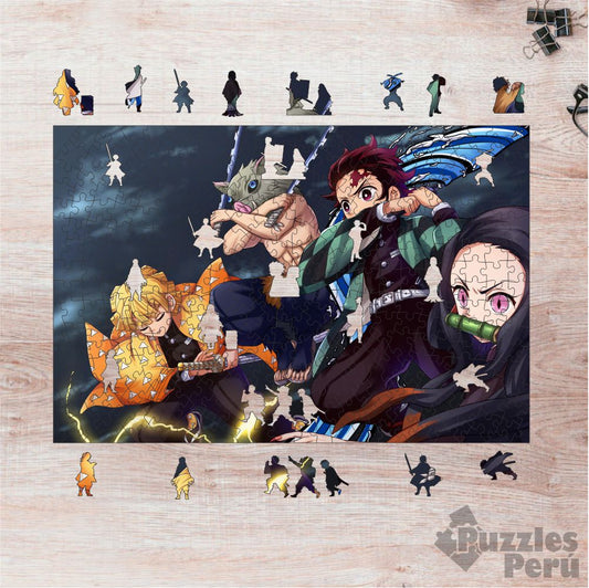 Rompecabezas Pers.Demon Slayer C:52.4 Puzzles Peru - M- 348 Pzas / Demon Slayer - ROMPECABEZAS