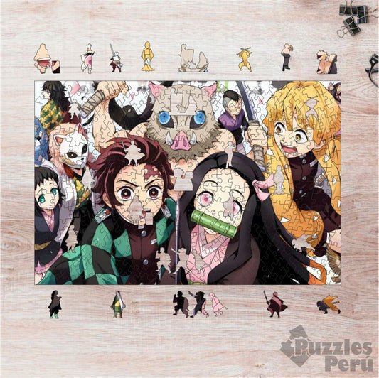 Rompecabezas Pers.Demon Slayer C:52.5 Puzzles Peru - M- 348 Pzas / Demon Slayer - ROMPECABEZAS