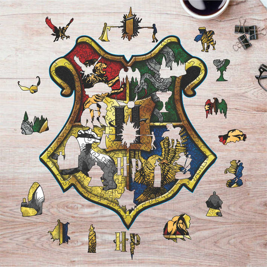 Rompecabezas Pers.Escudo Hogwarts C:85 Puzzles Peru - M- 210 Pzas / Harry Potter - ROMPECABEZAS