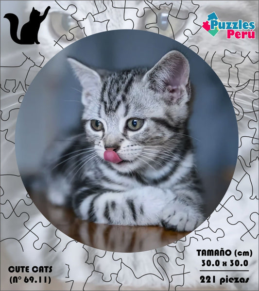Rompecabezas Pers.Gatitos C:69.11 Puzzles Peru - M- 224 Pzas / Gatitos - ROMPECABEZAS