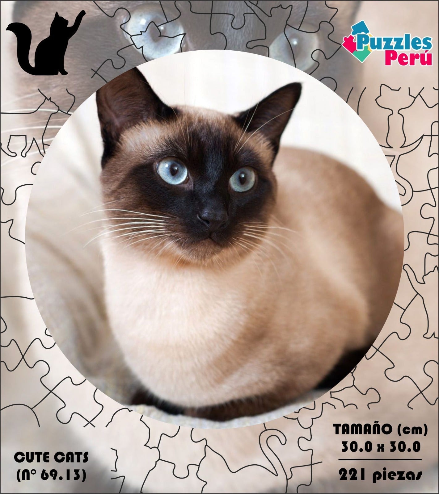 Rompecabezas Pers.Gatitos C:69.13 Puzzles Peru - M- 224 Pzas / Gatitos - ROMPECABEZAS