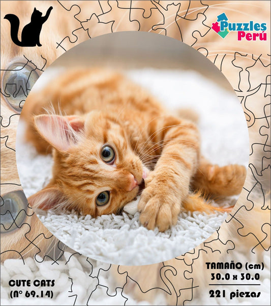 Rompecabezas Pers.Gatitos C:69.14 Puzzles Peru - M- 224 Pzas / Gatitos - ROMPECABEZAS