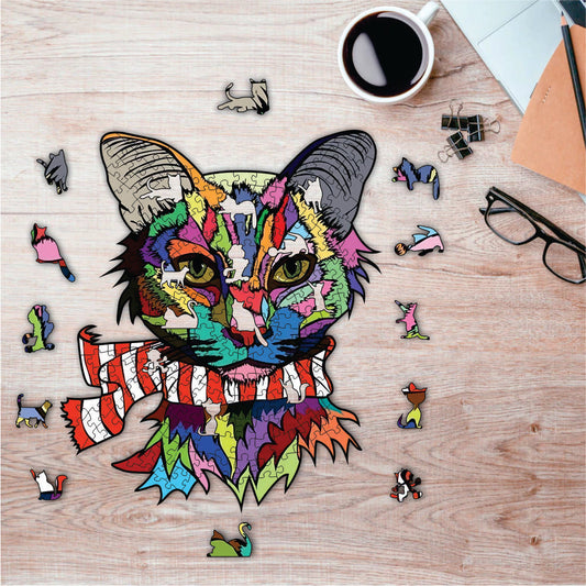 Rompecabezas Pers.Gato C:40 Puzzles Peru - M- 212 Pzas / Animales - ROMPECABEZAS