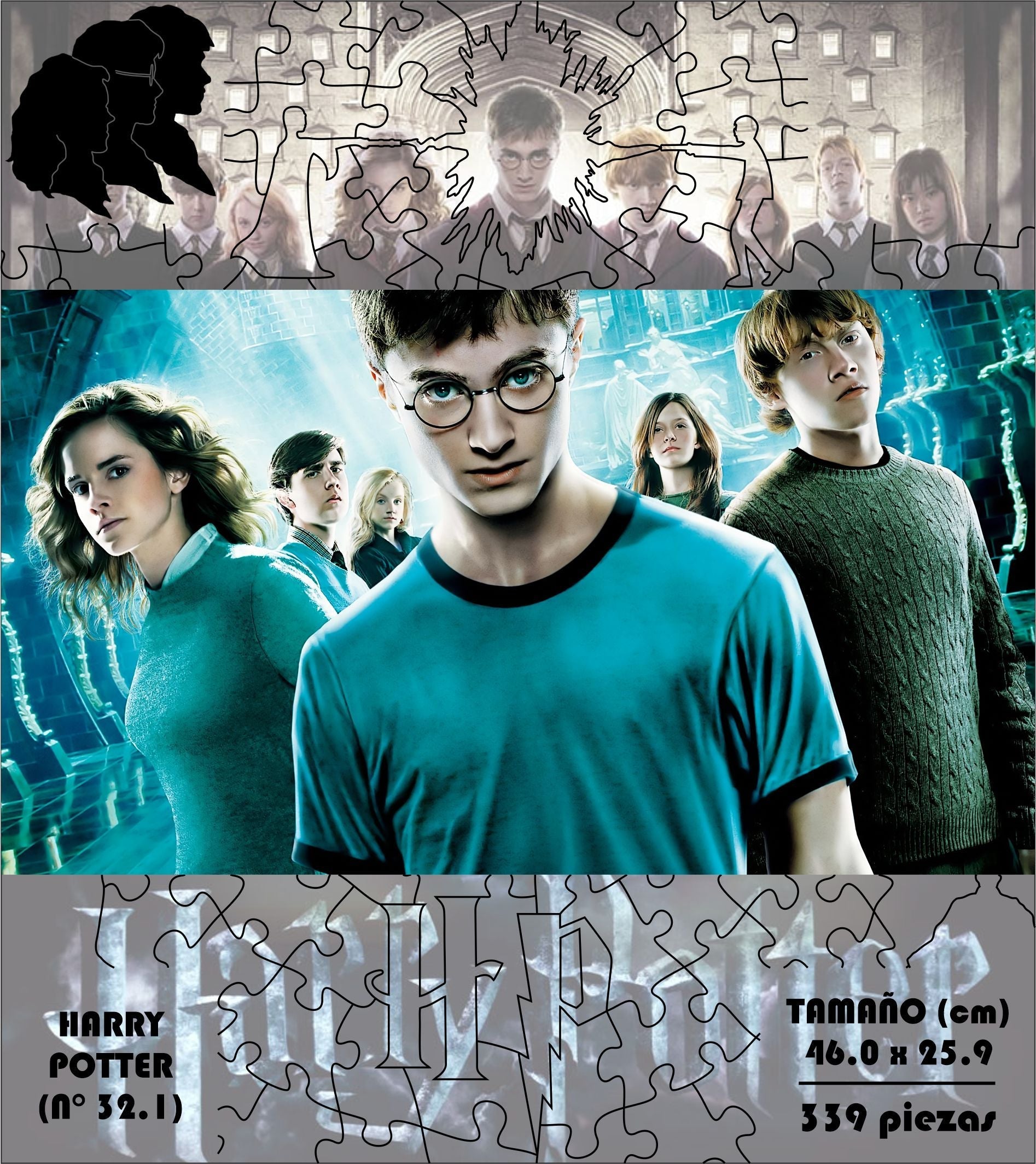 Rompecabezas Pers.Harry Potter C:32.1 Puzzles Peru - ROMPECABEZAS