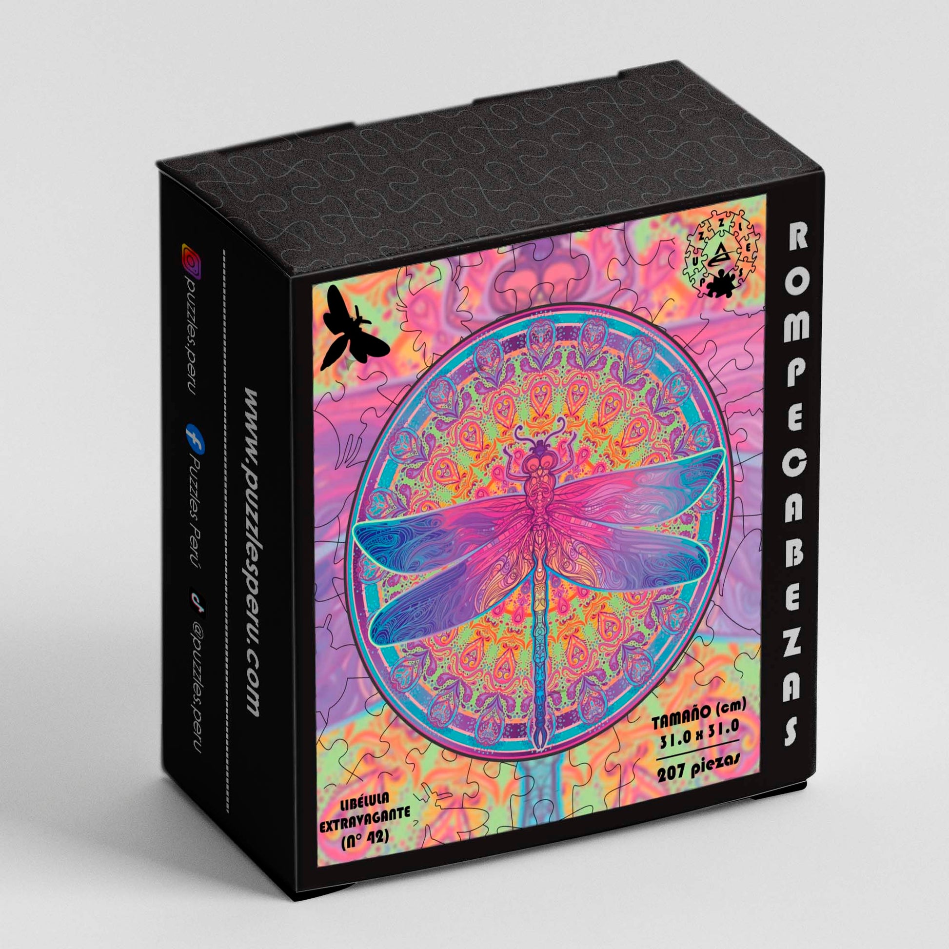 Rompecabezas Pers.Libelula C:42 Puzzles Peru - M- 207 Pzas / Animales - ROMPECABEZAS