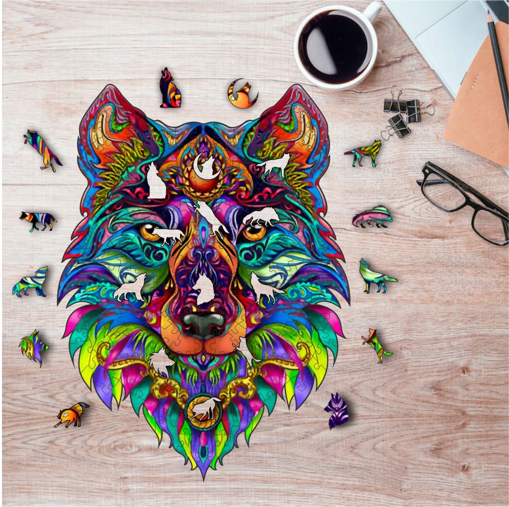 Rompecabezas Pers.Lobo C:10 Puzzles Peru - M -254 Pzas / Animales - ROMPECABEZAS