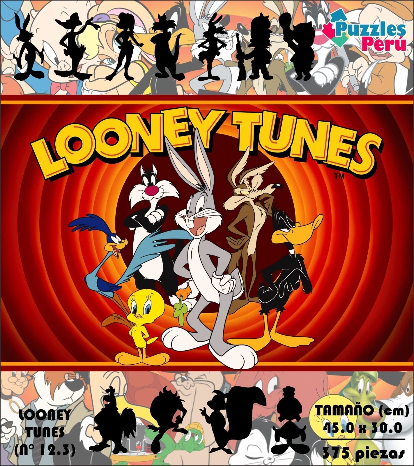 Rompecabezas Pers.Looney Tunes C:12.3 Puzzles Peru - ROMPECABEZAS