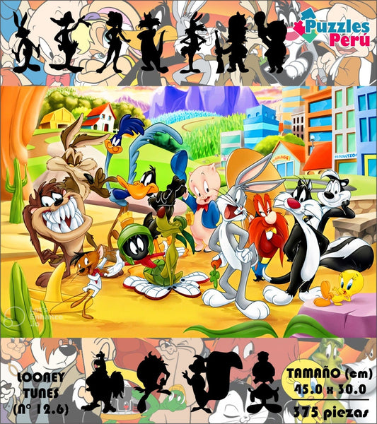 Rompecabezas Pers.Looney Tunes C:12.6 Puzzles Peru - ROMPECABEZAS