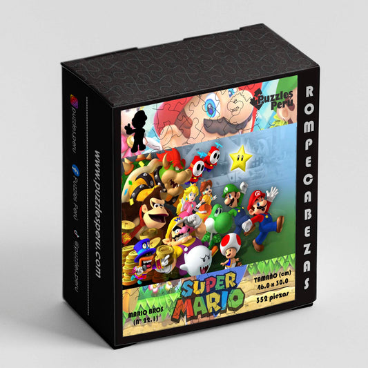 Rompecabezas Pers.Mario Bros C:22.1 Puzzles Peru - ROMPECABEZAS