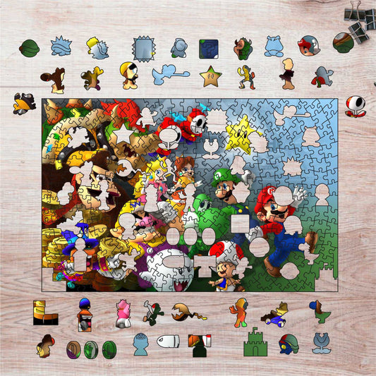 Rompecabezas Pers.Mario Bros C:22.1 Puzzles Peru - M- 352 Pzas / Mario Bros - ROMPECABEZAS