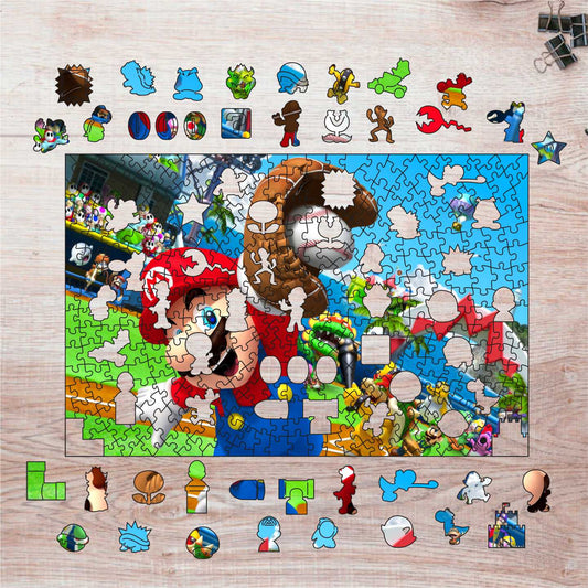 Rompecabezas Pers.Mario Bros C:22.101 Puzzles Peru - M- 352 Pzas / Mario Bros - ROMPECABEZAS