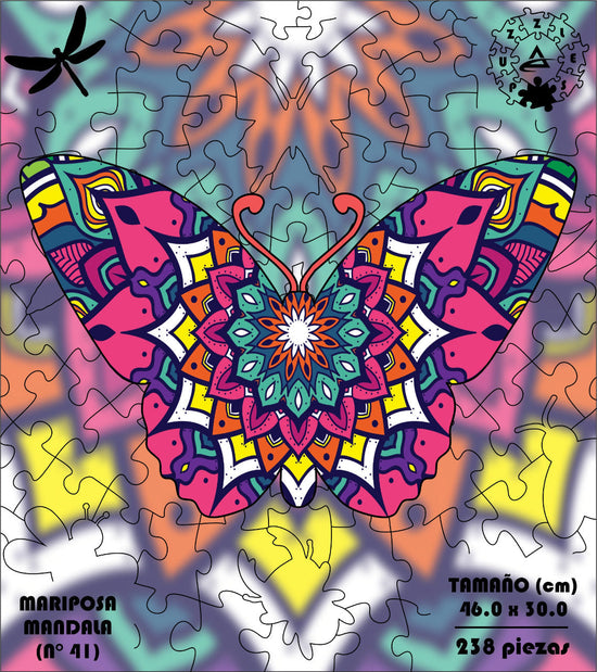 Rompecabezas Pers.Mariposa C:41 Puzzles Peru - ROMPECABEZAS
