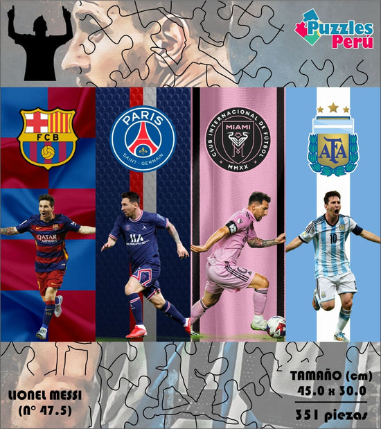 Rompecabezas Pers.Messi C:47.5 Puzzles Peru - ROMPECABEZAS