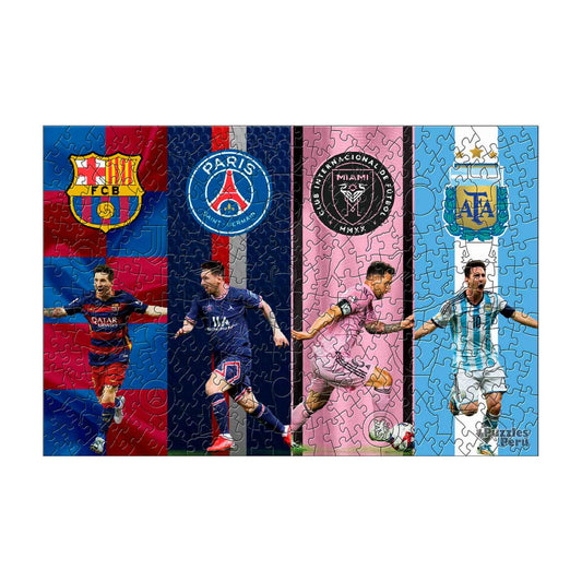Rompecabezas Pers.Messi C:47.5 Puzzles Peru - M- 351 Pzas / Futbol - ROMPECABEZAS