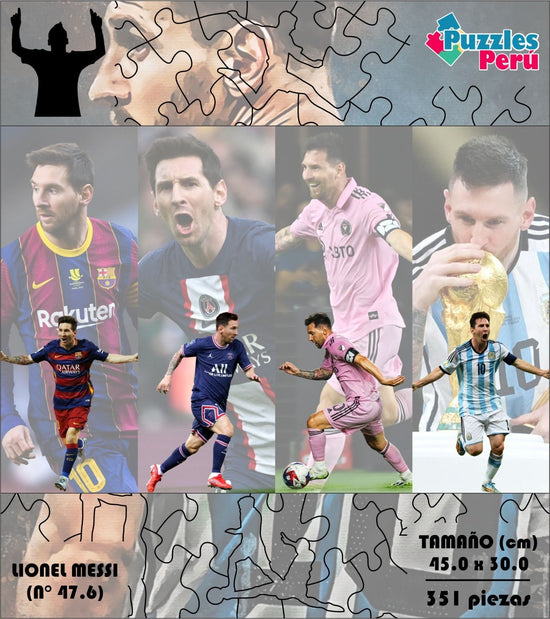 Rompecabezas Pers.Messi C:47.6 Puzzles Peru - ROMPECABEZAS