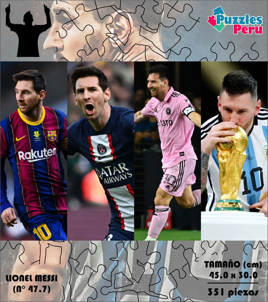 Rompecabezas Pers.Messi C:47.7 Puzzles Peru - ROMPECABEZAS