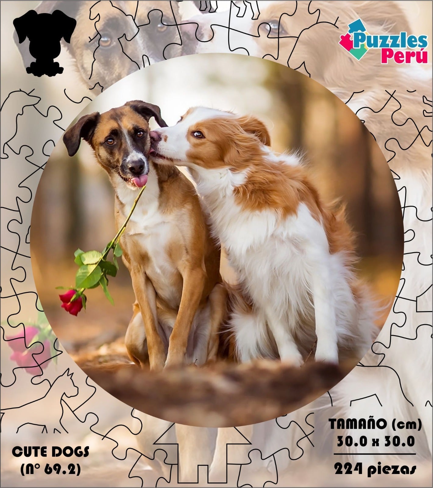 Rompecabezas Pers.Perritos C:69.2 Puzzles Peru - ROMPECABEZAS