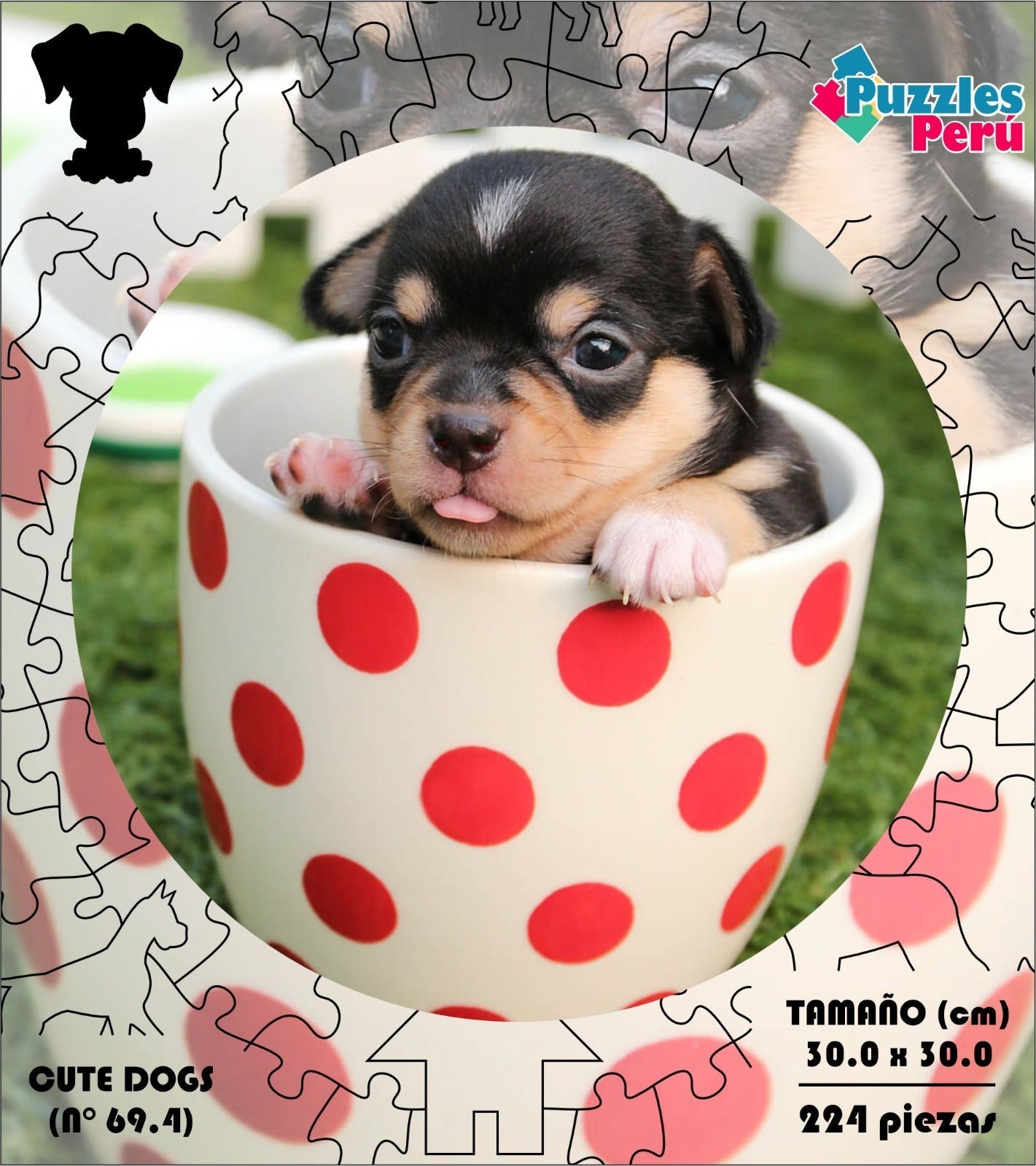 Rompecabezas Pers.Perritos C:69.4 Puzzles Peru - ROMPECABEZAS
