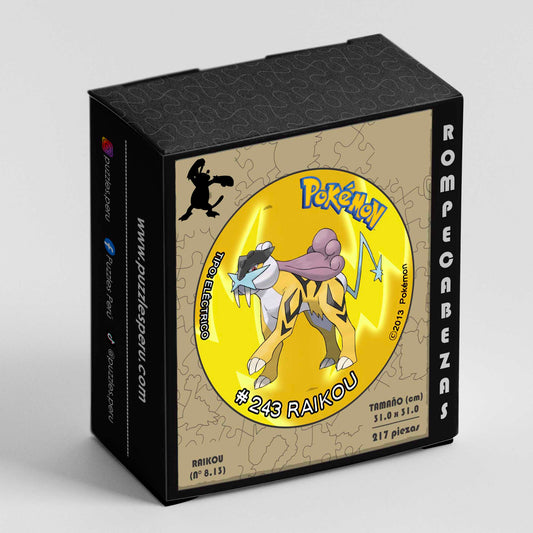 Rompecabezas Pers.Raikou C:8. Puzzles Peru - M- 217 Pzas / Pokemon - ROMPECABEZAS