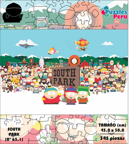 Rompecabezas Pers.South Park C:65.1 Puzzles Peru - ROMPECABEZAS