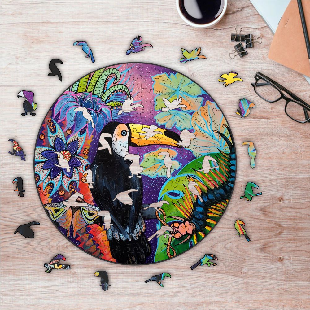 Rompecabezas Pers.Tucan C:6 Puzzles Peru - M -219 Pzas / Animales - ROMPECABEZAS