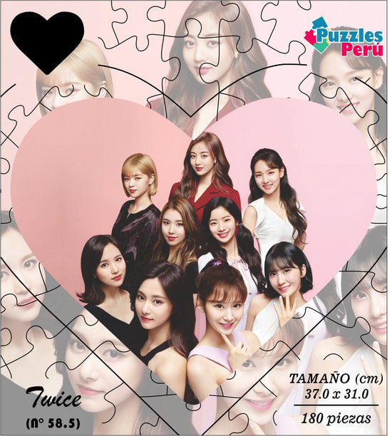 Rompecabezas Pers.Twice C:58.5 Puzzles Peru - ROMPECABEZAS