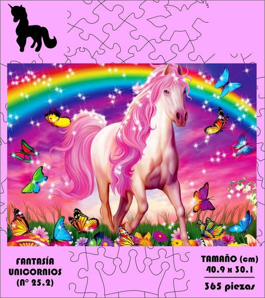 Rompecabezas Pers.Unicornios C:25.2 Puzzles Peru - ROMPECABEZAS