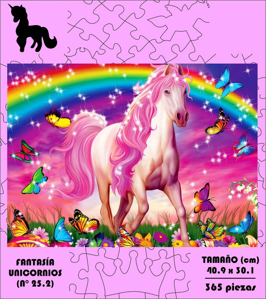 Rompecabezas Pers.Unicornios C:25.2 Puzzles Peru - ROMPECABEZAS