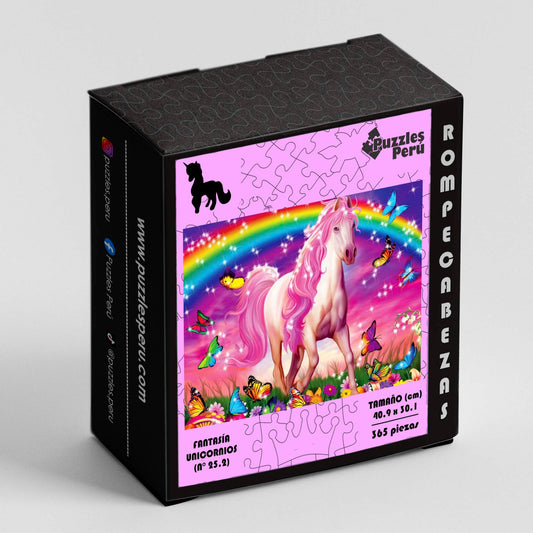 Rompecabezas Pers.Unicornios C:25.2 Puzzles Peru - M- 365 Pzas / Fantasia - ROMPECABEZAS